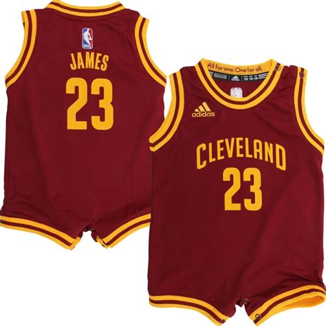 infant cleveland cavaliers lebron james adidas wine replica jersey romper|Cleveland Cavaliers Gear, Cavaliers Jerseys, Store, Cavaliers .